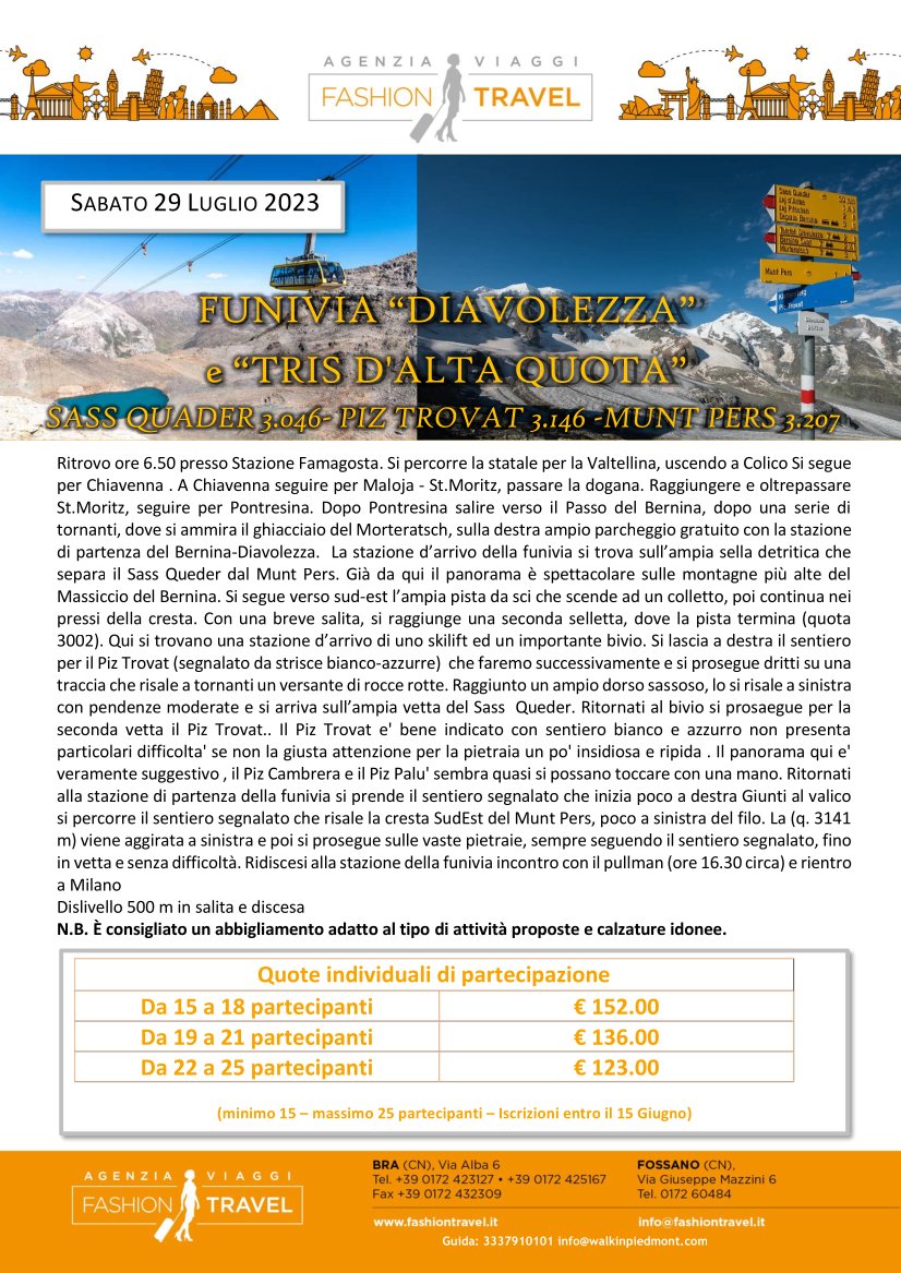 DIAVOLEZZA E TRIS ALTA QUOTA 00